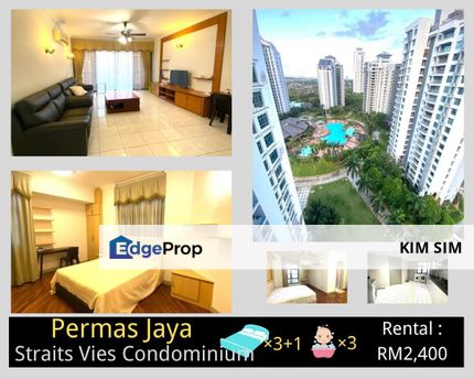 The Straits View Condominium, Permas Jaya, Fully Furnished, Johor, Permas Jaya/Senibong