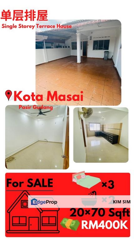 Taman Kota Masai, Taman Pasir Putih, Taman Scientex, Meridin East. JALAN LILI, BESTARI PERDANA, PASIR GUDANG, JOHOR, Kong Kong, , Johor, Pasir Gudang