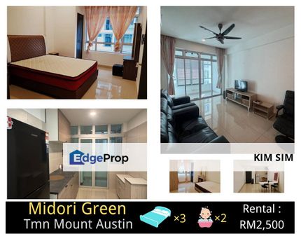 Midori Green @ Austin heights, Taman Mount Austin Apartment For Rent, Johor, Johor Bahru