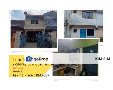 Taman Senai Jaya, Double Storey Low Cost House, Johor, Senai