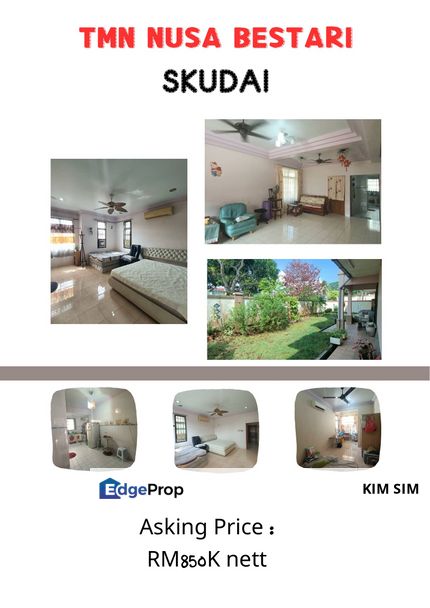 Taman Nusa Bestari, Skudai Corner Lot., Johor, Skudai