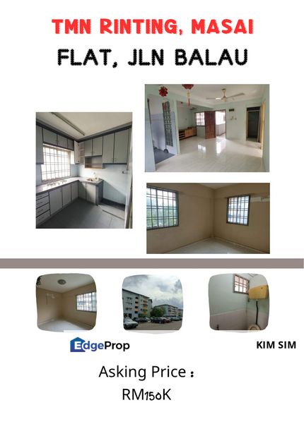 Jalan Balau, Taman Rinting Low Cost Flat, Masai, Johor, Masai