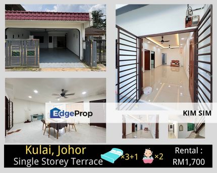 Jalan Shahbandar, Kulai Jaya, Kulai Besar, Bandar Indapura, Bandar Putra Kulai, Bandar Putra Kulai,Single Storey Terrace House For Sale,, Johor, Kulai