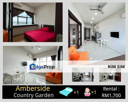 Amberside, Country Garden Danga Bay, 10 min to Ciq, Johor, Johor Bahru