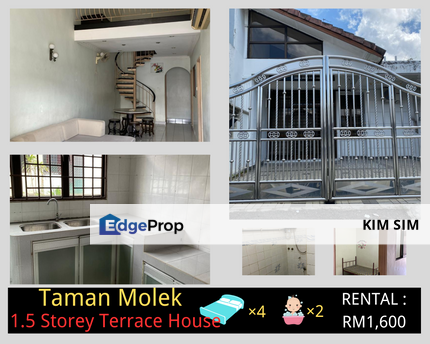 Taman Molek, Jalan Molek, Johor Jaya, Taman Ros Merah, Jalan Bakawali, Jalan Dedap银行休闲娱乐美食，宁静的生活环境，超适合居住❤️, Johor, Johor Bahru