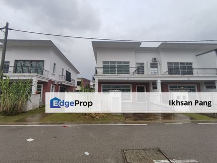 Indahpura Kulai New House (Super Link 33 x 75) End Lot with Land, Facing Garden for sale , Johor, Kulai