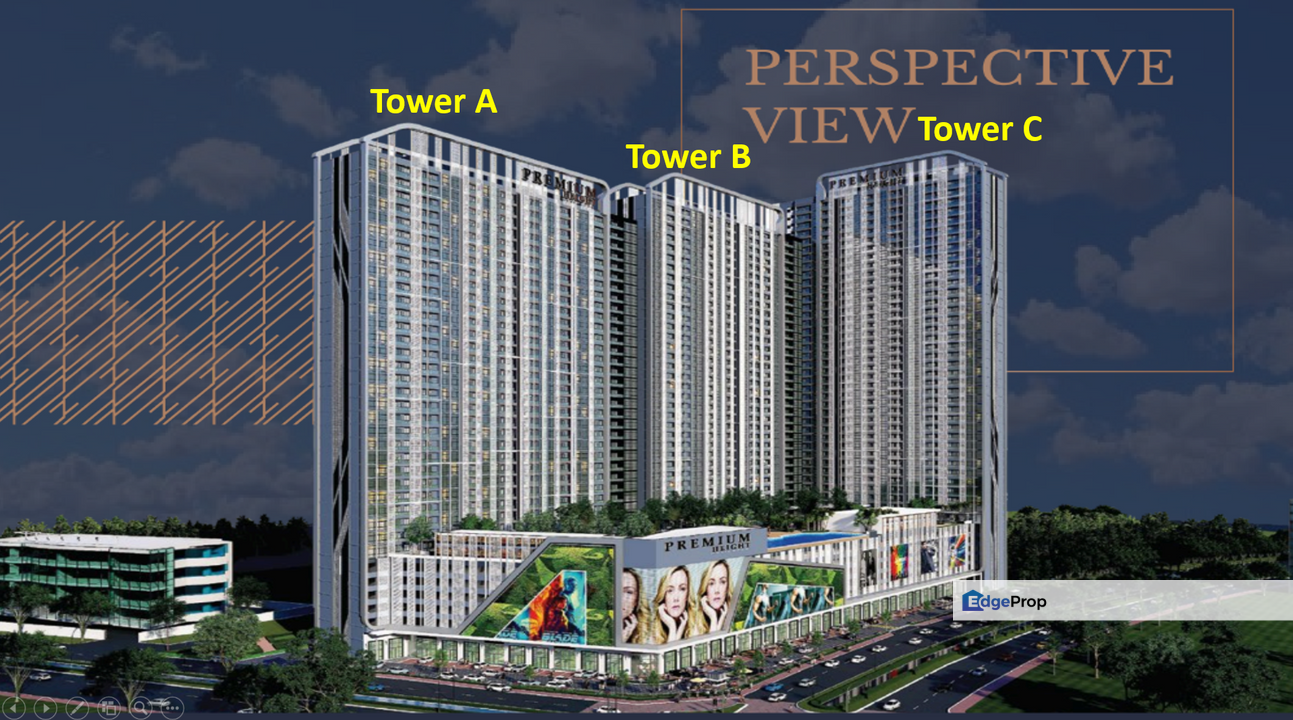 Premium Height Bandar Dato Onn 1 Bedroom Apartment For Sale Johor Bahru - RM190k, Johor, Johor Bahru