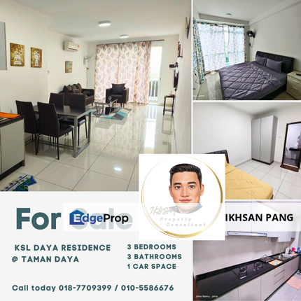 For Sale: KSL Daya Residence @ Taman Daya, Johor, Johor Bahru