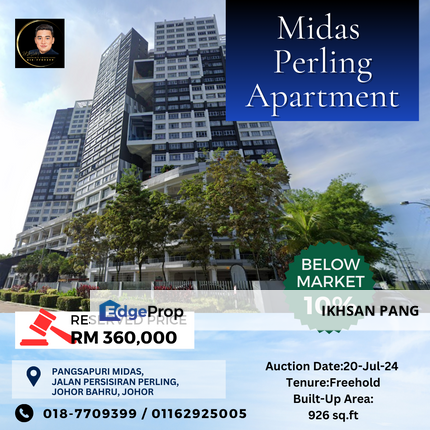 Midas Perling Apartment - 3 BEDROOMS, Johor, Johor Bahru