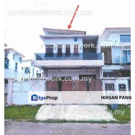 Double Storey Terrace House (End Lot) @ Taman Bestari Indah, Ulu Tiram For Auction, Johor, Ulu Tiram