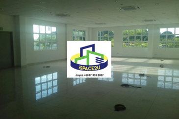 Warehouse with Fully Concrete Open Yard at Labuan