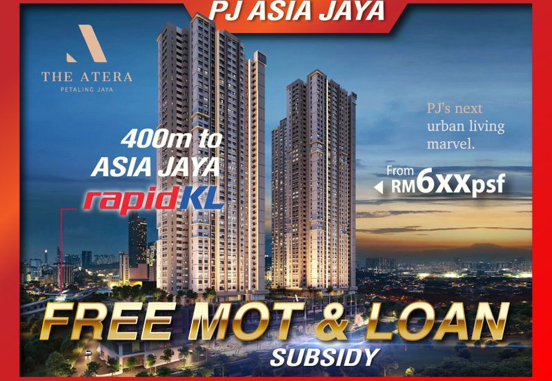 The Atera - Next to ASIA JAYA LRT Station