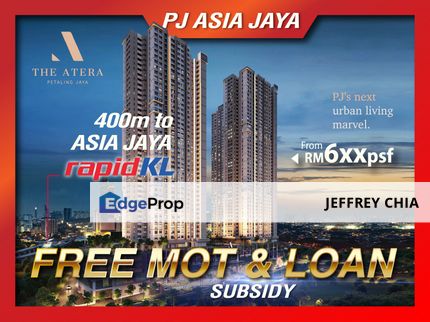 The Atera - Next to ASIA JAYA LRT Station, Selangor, Petaling Jaya