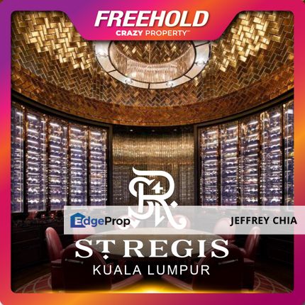 Freehold St Regis Luxury Living at Transportation Hub KL, Kuala Lumpur, KL City