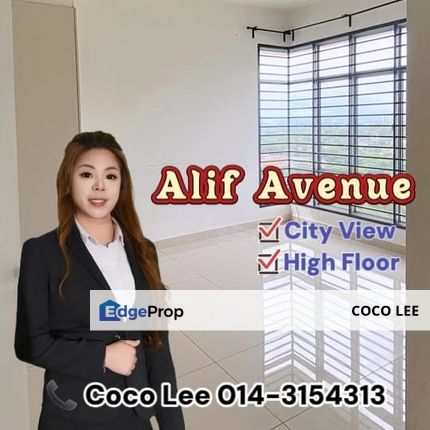 Alif Avenue Service Apartment with City View, Johor, Johor Bahru