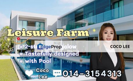 2-storey Bangalow with Pool @ Leisure Farm, Johor, Gelang Patah