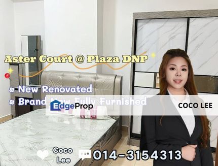 Aster Court @ New Renovated & Brand New Fully Furnished, Johor, Johor Bahru