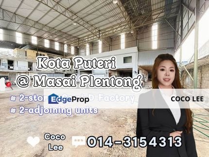 Masai Plentong @ Kota Puteri 2-storey Semi-D Factory, Johor, Masai