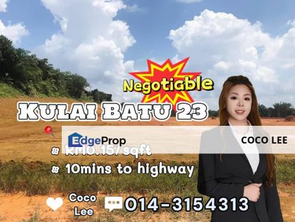 Medium Industrial Land @ Kulai Batu 23, Johor, Kulai