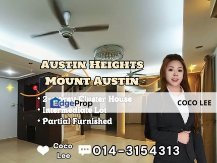 Austin Heights @ 2-storey Cluster House, Johor, Johor Bahru