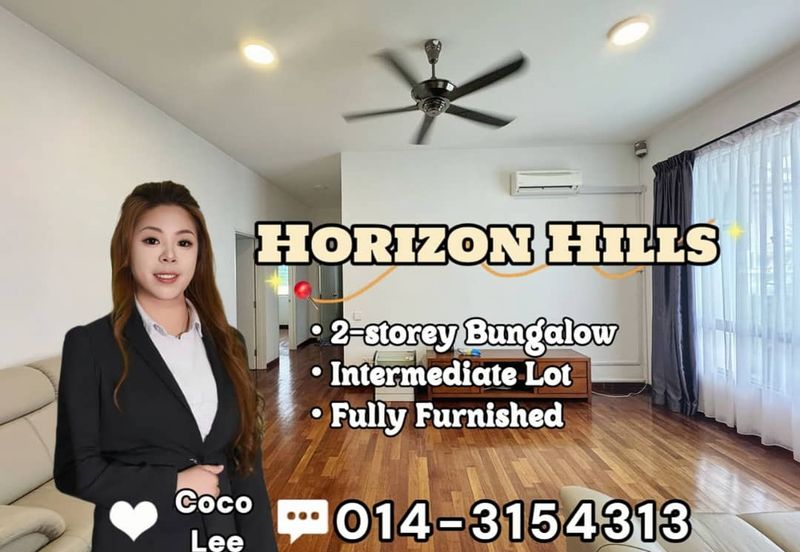 Horizon Hills @ Fully Furnished 2-storey Bungalow House