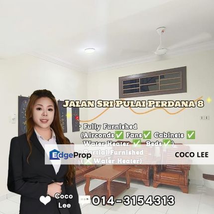 Jalan Sri Pulai Perdana 8 with Fully Furnished , Johor, Skudai