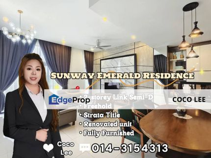 Sunway Emerald Residence @ 2-storey Link Semi-D, Johor, 
