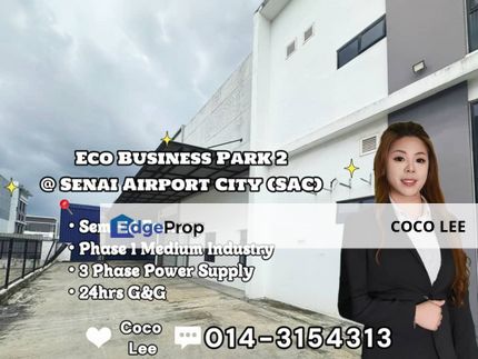 Senai Airport City, Eco Business Park 2 @ Semi-D Factory , Johor, Senai