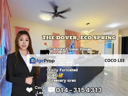 The Dover, Eco Spring @ 2-storey Cluster House, Johor, Johor Bahru