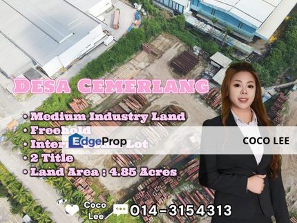 Desa Cemerlang @ 2 Title Medium Industry Land, Johor, Ulu Tiram