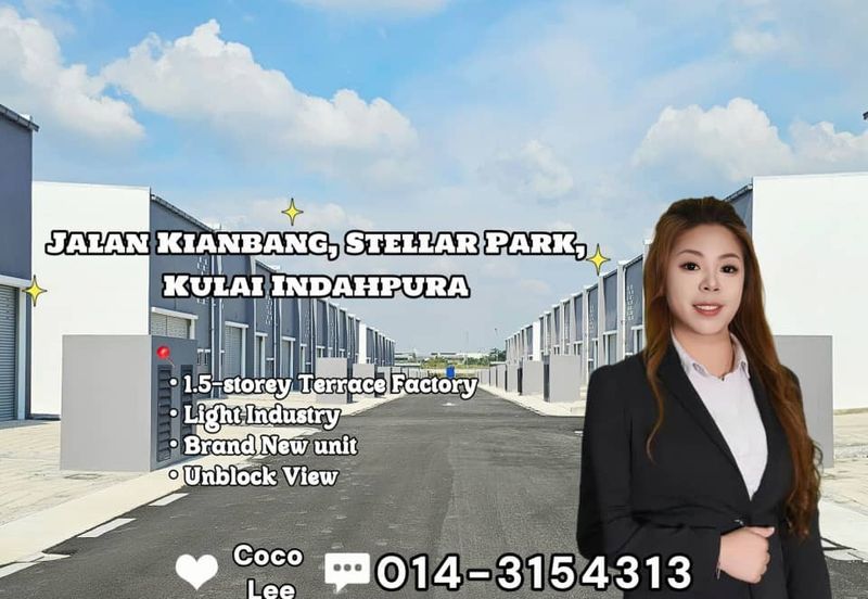 Jalan Kiambang, Kulai Indahpura @ Brand New 1.5-storey Terrace Factory