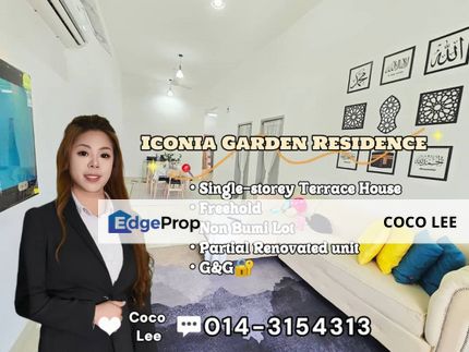 Iconia Garden Residence @ Single-storey Terrace House, Johor, Johor Bahru