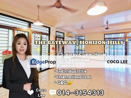 The Gateway, Horizon Hills @ 2.5-storey Cluster House, Johor, Nusajaya