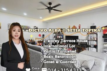 Dictyo Alba, Setia Tropika @ 2-storey Terrace House