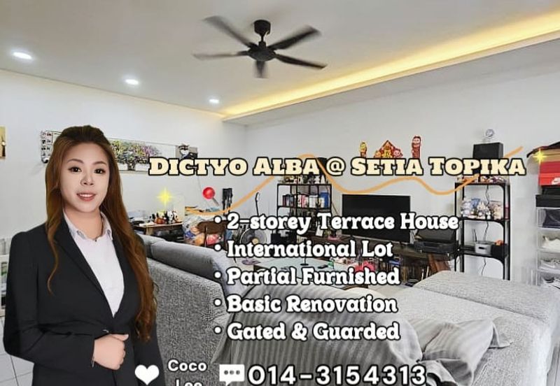 Dictyo Alba, Setia Tropika @ 2-storey Terrace House
