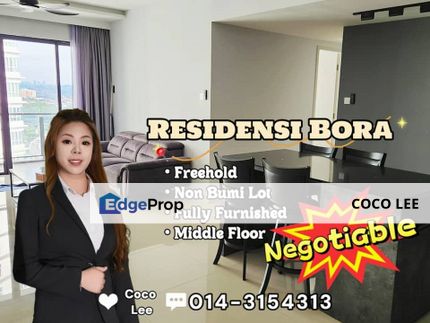 Residensi Bora @ Middle Floor with Fully Furnished, Johor, Johor Bahru