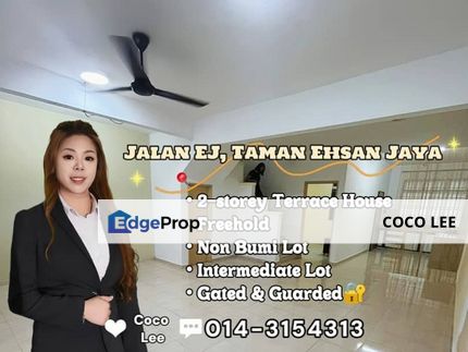 Jalan Ej, Taman Ehsan Jaya @ Double-storey Terrace House, Johor, Johor Bahru