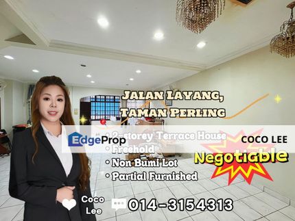 Jalan Layang, Taman Perling @ Double-storey Terrace House, Johor, Johor Bahru