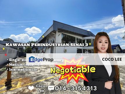Jalan Cyber, Kawasan Perindustrian Senai 3 @ Single-storey Detached Factory, Johor, Senai