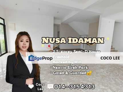 Nusa Idaman @ 2.5-storey Semi-D House, Johor, Nusajaya