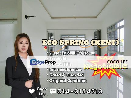 Eco Spring @ Double-storey Semi-D House (Kent), Johor, Johor Bahru