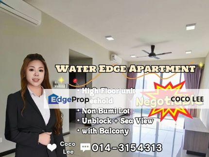 Water Edge Apartment, Senibong Cove @ Unblock & Seaview High Floor unit, Johor, Masai