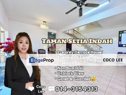 Taman Setia Indah @ Endlot with Land 2-storey Terrace House, Johor, Johor Bahru