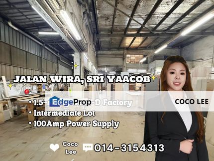 Jalan Wira, Sri Yaacob @ 1.5-storey Semi-D Factory, Johor, Skudai