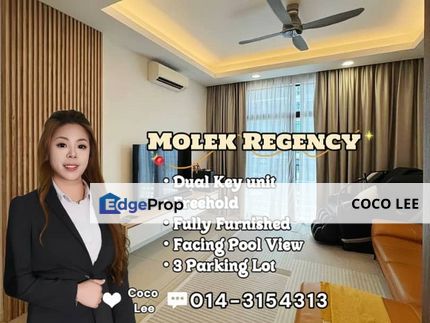 Molek Regency @ Facing Pool View Dual Key Unit, Johor, Johor Bahru