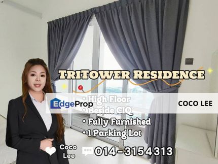 TriTower Residence @ ⁠High Floor with Fully Furnished unit, Johor, Johor Bahru