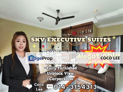 Sky Executive Suites @ High Floor with Unblock View 1+1 unit, Johor, Johor Bahru
