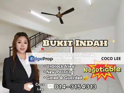 Bukit Indah @ Unblock View 2-storey Terrace House, Johor, Johor Bahru