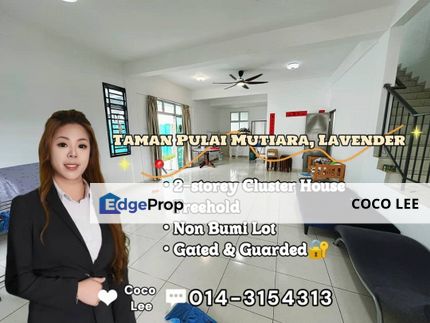 Taman Pulai Mutiara, Lavender @ 2-storey Cluster House, Johor, 