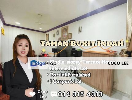Taman Bukit Indah @ Intermediate Single-storey Terrace House, Johor, Johor Bahru